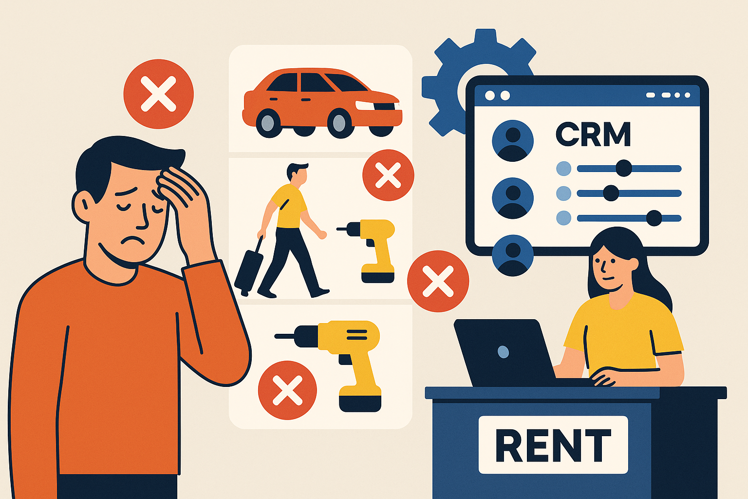 Najczęstsze problemy wypożyczalni i jak je rozwiązać